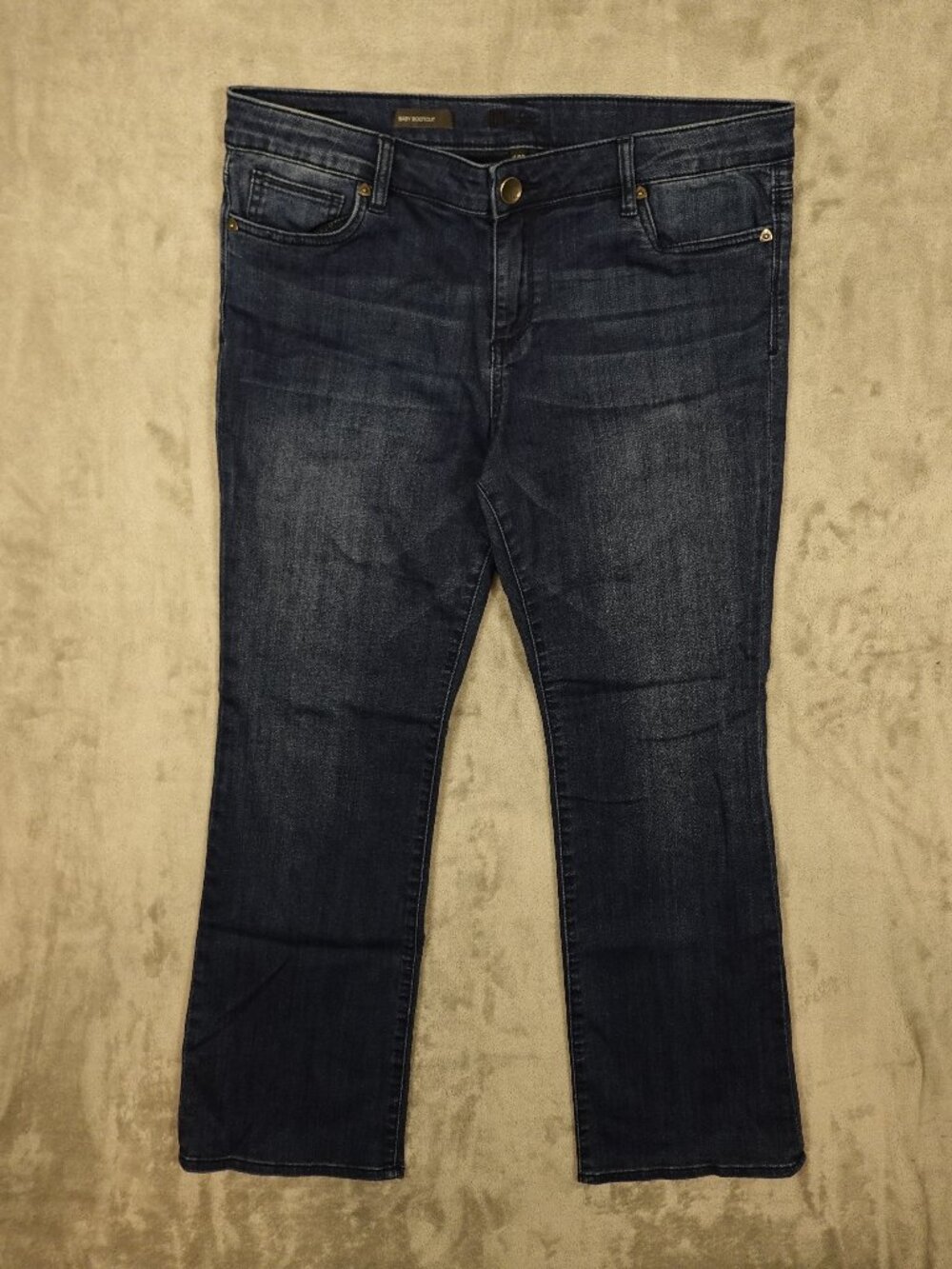 Kut from the Kloth Baby Bootcut Jeans Women’s 14P Blue Stretch Denim 30" Inseam
